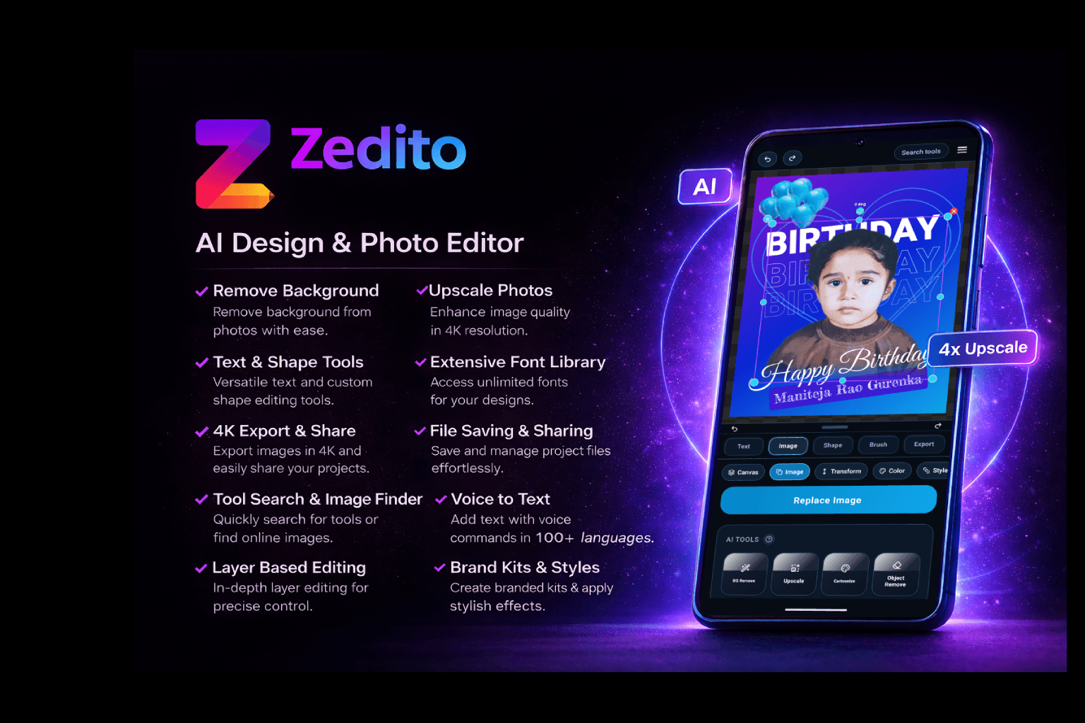 Zedito overview poster